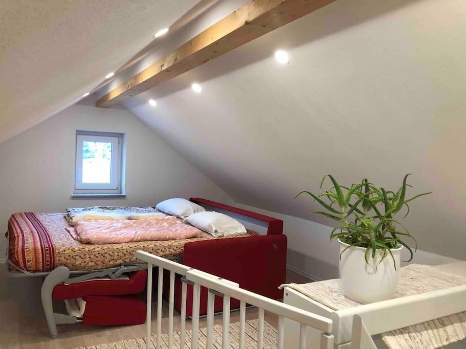 3 Zimmer Neubauwohnung In Der Schwaebischen Toskana Löwenstein Eksteriør billede